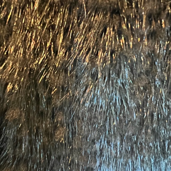 Saks fifth Ave blk mink fur wrap stole cape shrug shawl w/Pockets - Picture 12 of 16